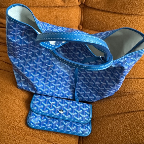 GOYARD ST LOUIS PM BAG BLUE - Picture 3 of 10